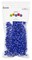 Essentials by Leisure Arts Pony Bead 6mm x 9mm Blue Opaque Plastic Pony Beads Bulk 750 pieces for Arts, Crafts, Bracelet, Necklace, Jewelry Making, Earring, Hair Braiding